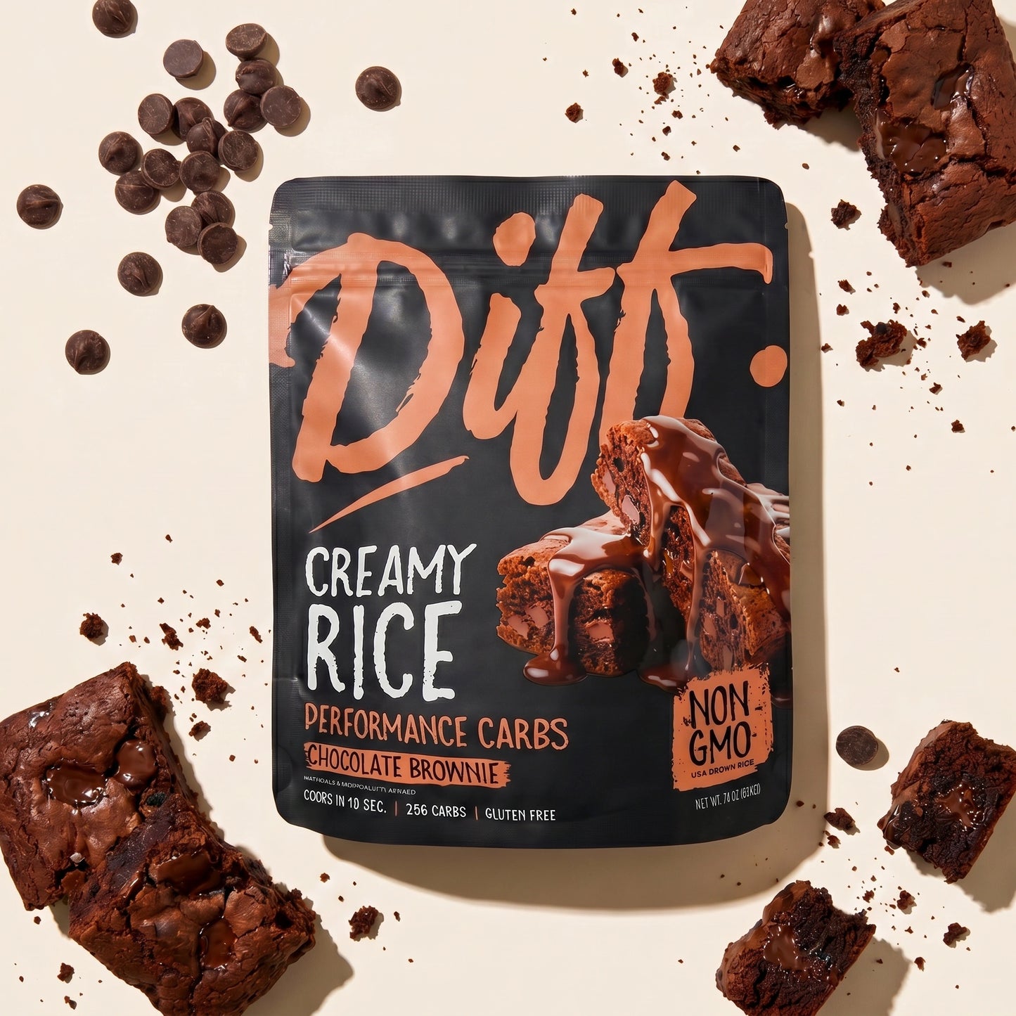 Chocolate Brownie Creamy Rice